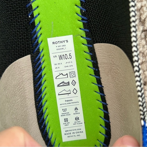 Rothy’s The Flat in Grey Mist Captoe 10.5 - Picture 6 of 16